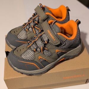 Merrell Kids' Sneakers in Gray and Orange